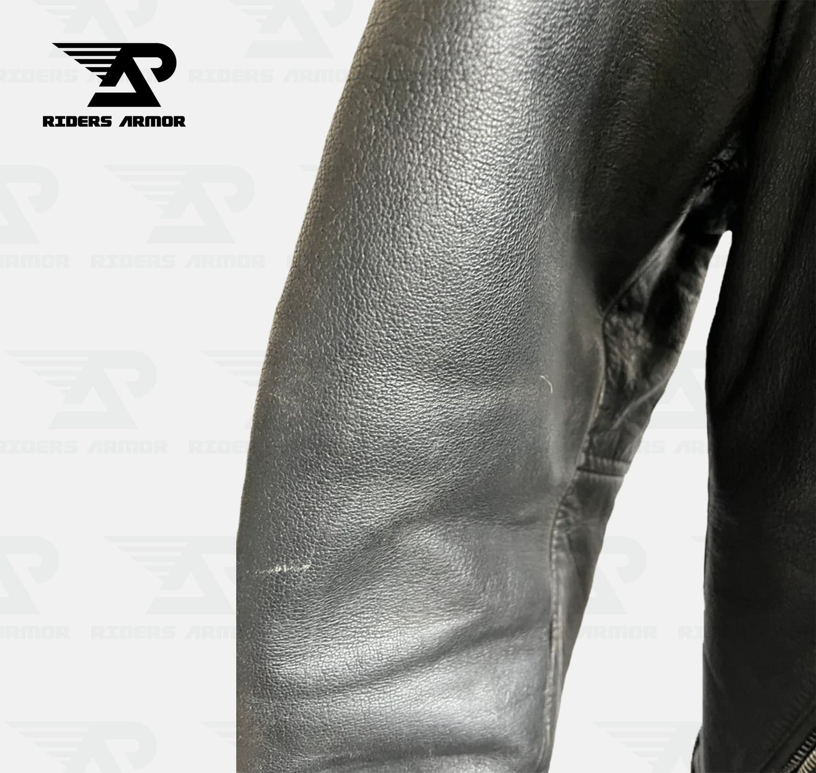 IconX Classic Black Ramones Motorcycle Jacket - Image 7