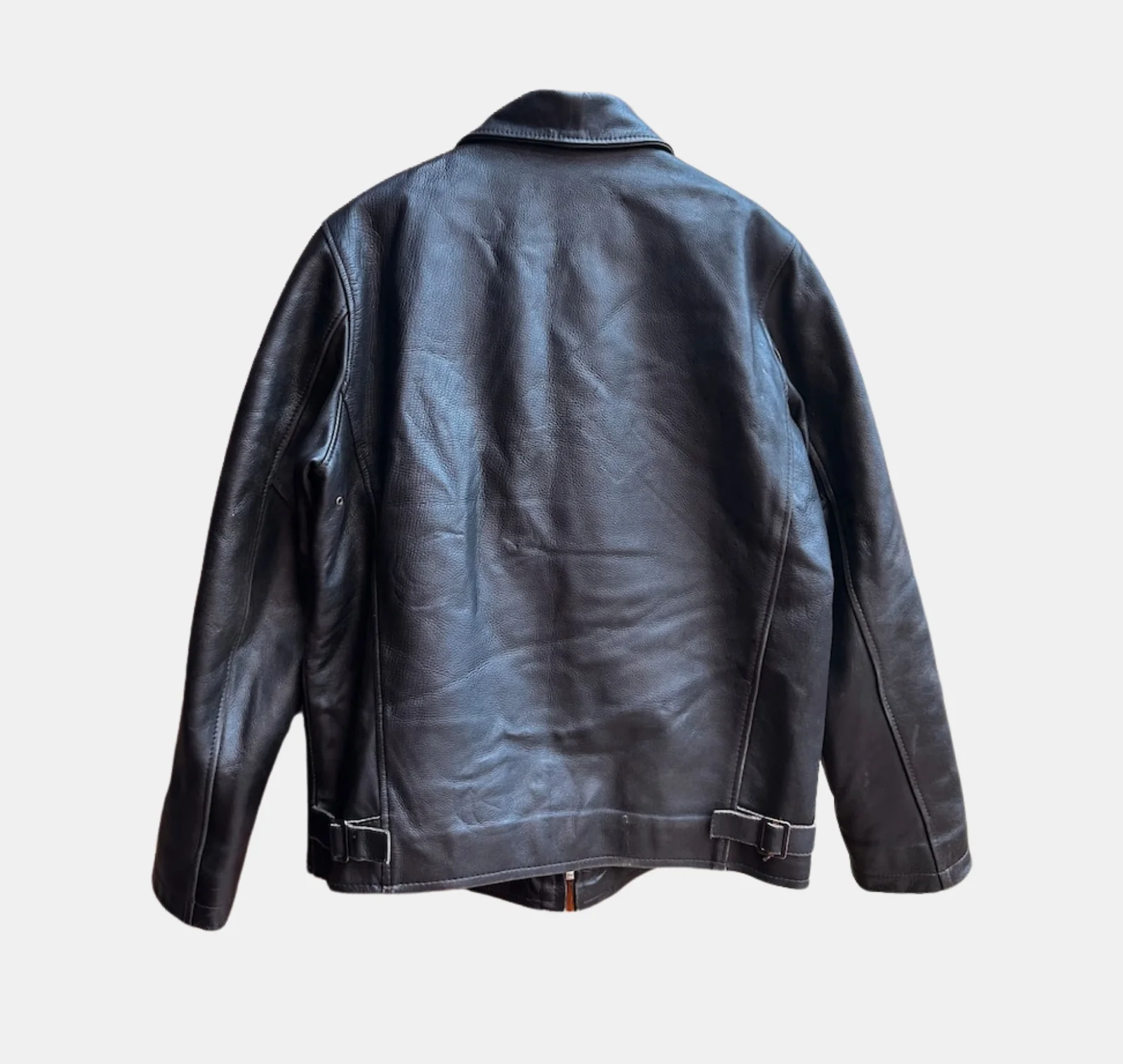 Avalon Brown Cowhide Casual Leather Jacket - Image 2