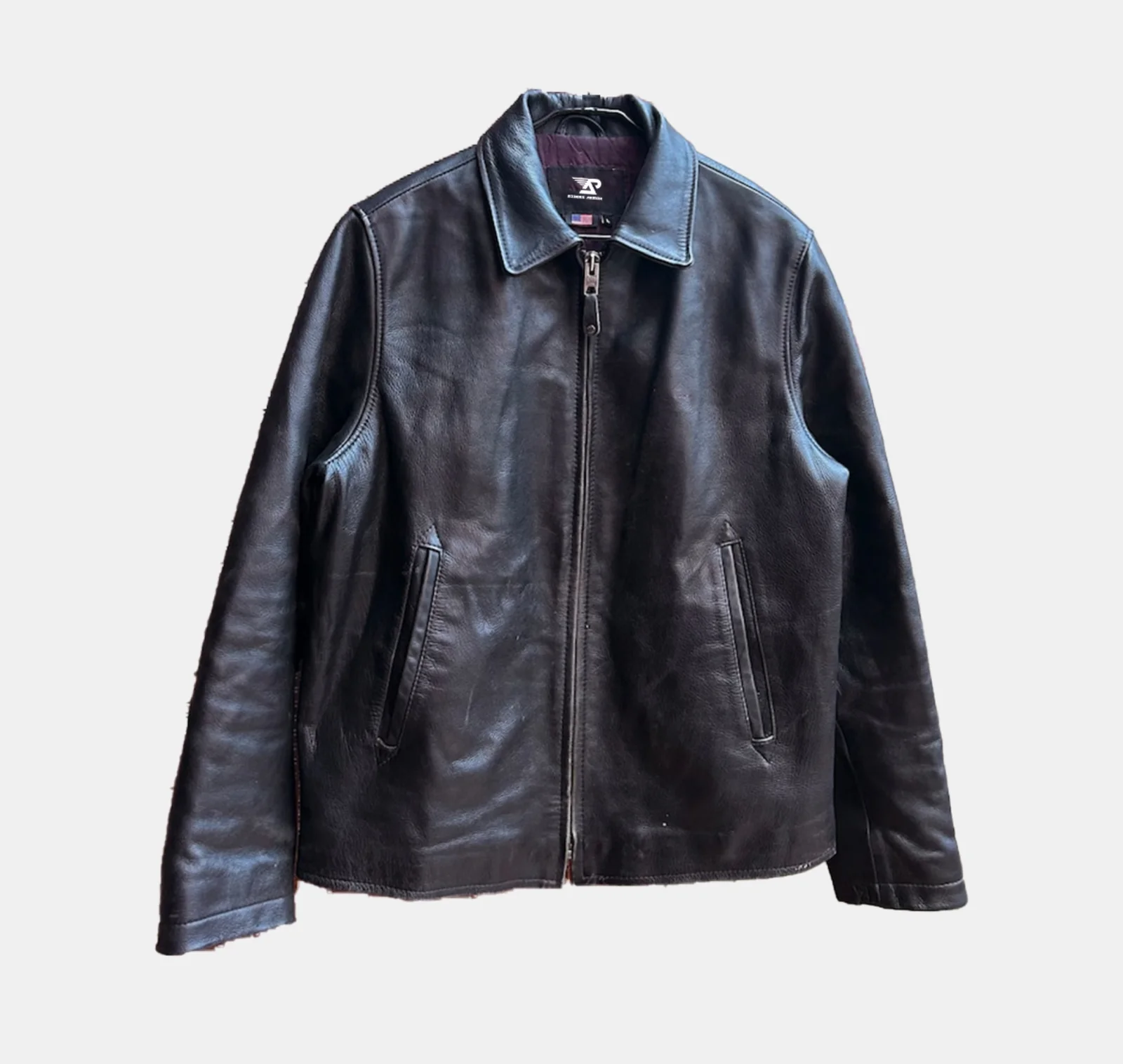 Avalon Brown Cowhide Casual Leather Jacket