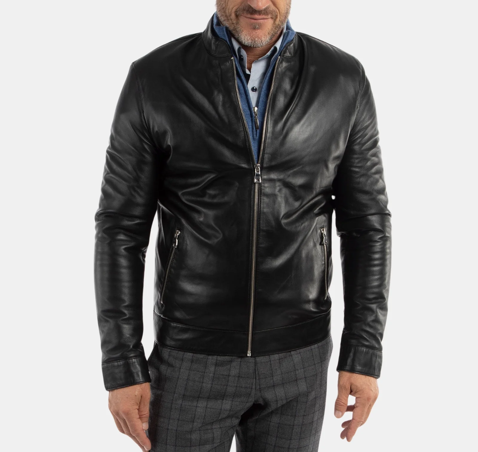 LuxeCraft Signature Soft Leather Jacket